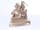 Detailabbildung: Elfenbein-Schnitzfigur eines den Drachen tötenden Heiligen Georg zu Pferd