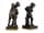 Detailabbildung: Paar Tischaufsatz- oder Kaminaufsatz-Bronzefiguren