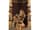 Detailabbildung: Hausaltar-Figurenretabel mit geschnitzter Madonnenfigur