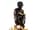 Detailabbildung: Französische Kaminuhr in Bronze mit bekrönender Figur eines lesenden Kindes