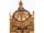 Detailabbildung: Große, prächtige Kamingarnitur mit Kaminuhr und großen Kandelabern in feuervergoldeter Bronze und Email im Louis XVI-Stil