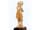 Detailabbildung: Elfenbein-Schnitzfigur eines Knaben, der frierend seine Hände in Weste und Mantelinneres steckt