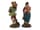 Detail images: Paar polychrom bemalte Bronzefiguren