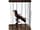 Detailabbildung: Singvogel-Automat in Form eines kleinen Vogelkäfigs