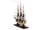 Detailabbildung: Großes Modellschiff in Elfenbein