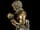 Detailabbildung: Bronzefigur des Silen mit dem jungen Bacchus