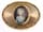 Detailabbildung: Ovale Golddose mit Miniaturportrait einer jungen Dame