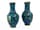 Detailabbildung: Paar Cloisonné-Vasen