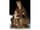 Detailabbildung: Bedeutende, museale Schnitzfigur einer thronenden Madonna mit dem Kind