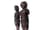 Detailabbildung: Paar in Eichenholz geschnitzte Hermenfiguren