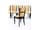 Detailabbildung:  Sechs Art Déco-Stühle