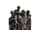 Detailabbildung:  Satz von vier Evangelistenfiguren in Bronzeguss, Jacob Cornelisz Cobaert