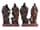 Detailabbildung:  Satz von vier Evangelistenfiguren in Bronzeguss, Jacob Cornelisz Cobaert