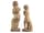 Detailabbildung: Zwei Kinderfiguren in Marmor