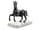 Detailabbildung:  Bronzefigur eines Pferdes
