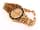 Detailabbildung:  Rolex Herrenarmbanduhr 18 kt Rotgold mit Rotgoldband