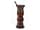 Detailabbildung:  Großer, dickwandiger Bronzemörser auf zugehörigem Holzpiedestal mit Holzpistill