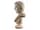 Detailabbildung:  Römischer Cäsarenkopf in Marmor auf rundem Marmorsockel