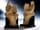 Detailabbildung: Paar Elfenbein-Schnitzfiguren zweier Evangelisten