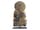 Detailabbildung:  Buddhafigur in grauem Schieferstein der Ghandhara-Zeit