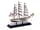 Detail images: Silbernes Modell eines Schiffes