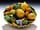 Detailabbildung:  Seltene Majolika-Crespina mit Früchten aus der Werkstatt des Enea Utili
