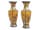 Detail images:  Paar Cloisonné-Vasen 