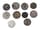 Detailabbildung: Zehn Münzen