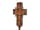 Detailabbildung:  Griechisches Filigrankreuz mit Miniaturschnitzerei eines eingefassten Holzkreuzes