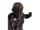 Detailabbildung:  Bronzefigur eines dickleibigen, zwergenhaften Mannes auf einem Weinfass