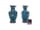 Detailabbildung:  Paar große Cloisonné-Vasen
